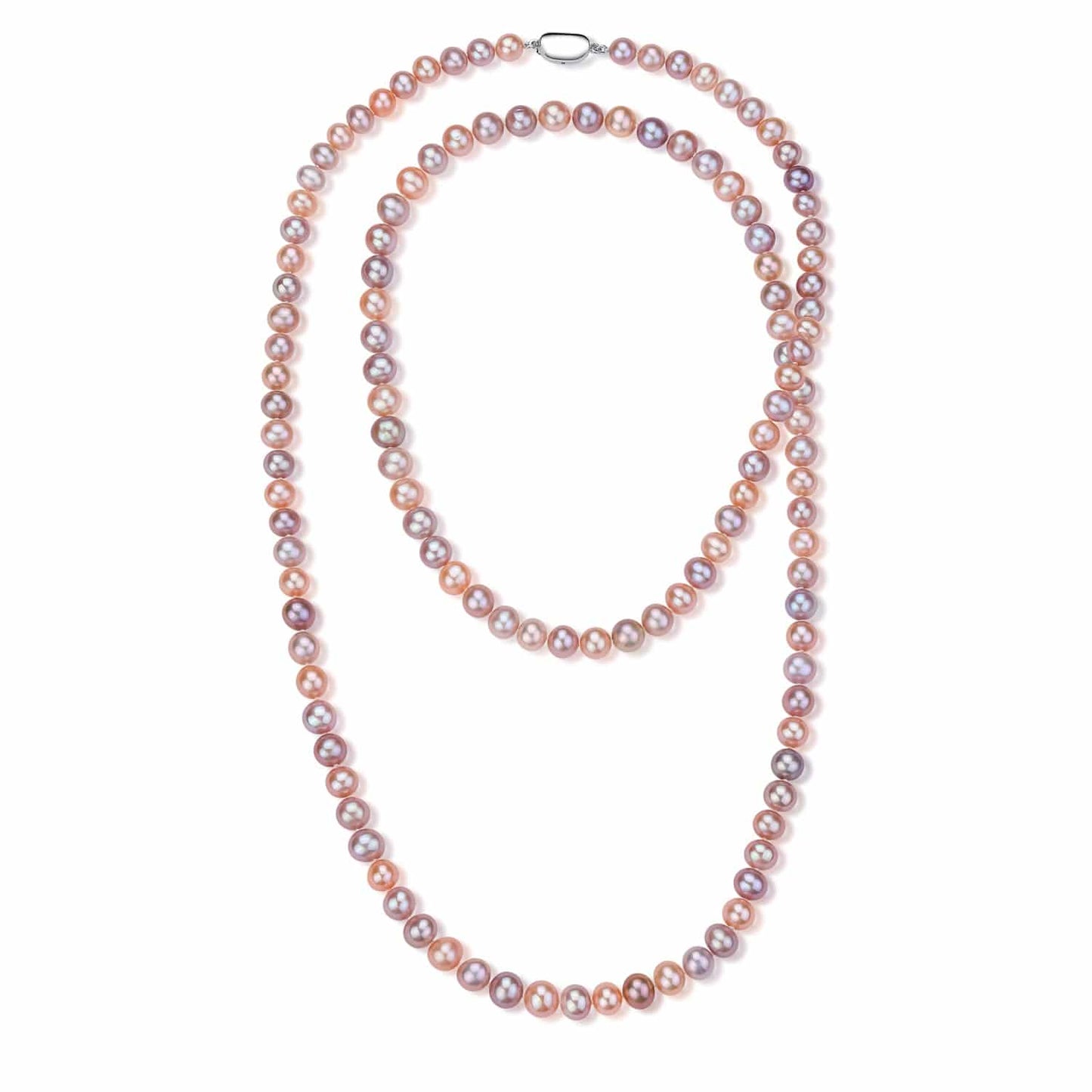 Multicolor Freshwater Pearl Strand Necklace 35 Inches