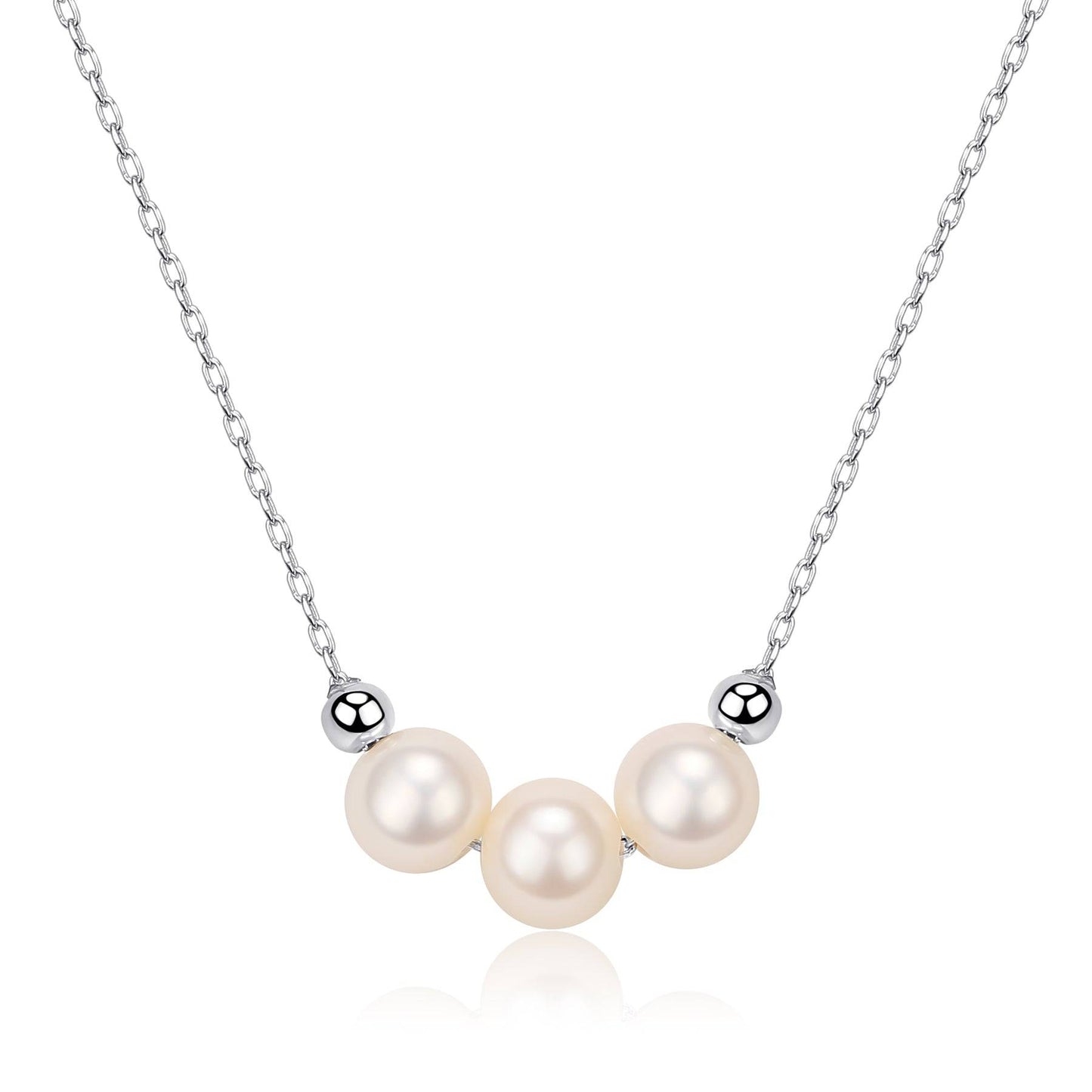 Freshwater Pearl Necklace with 6-7mm Drops Design