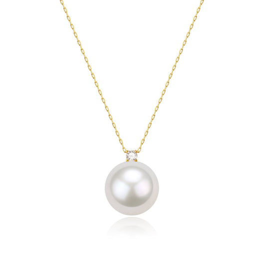 Freshwater Pearl and Sasha Necklace in 8-10mm Size