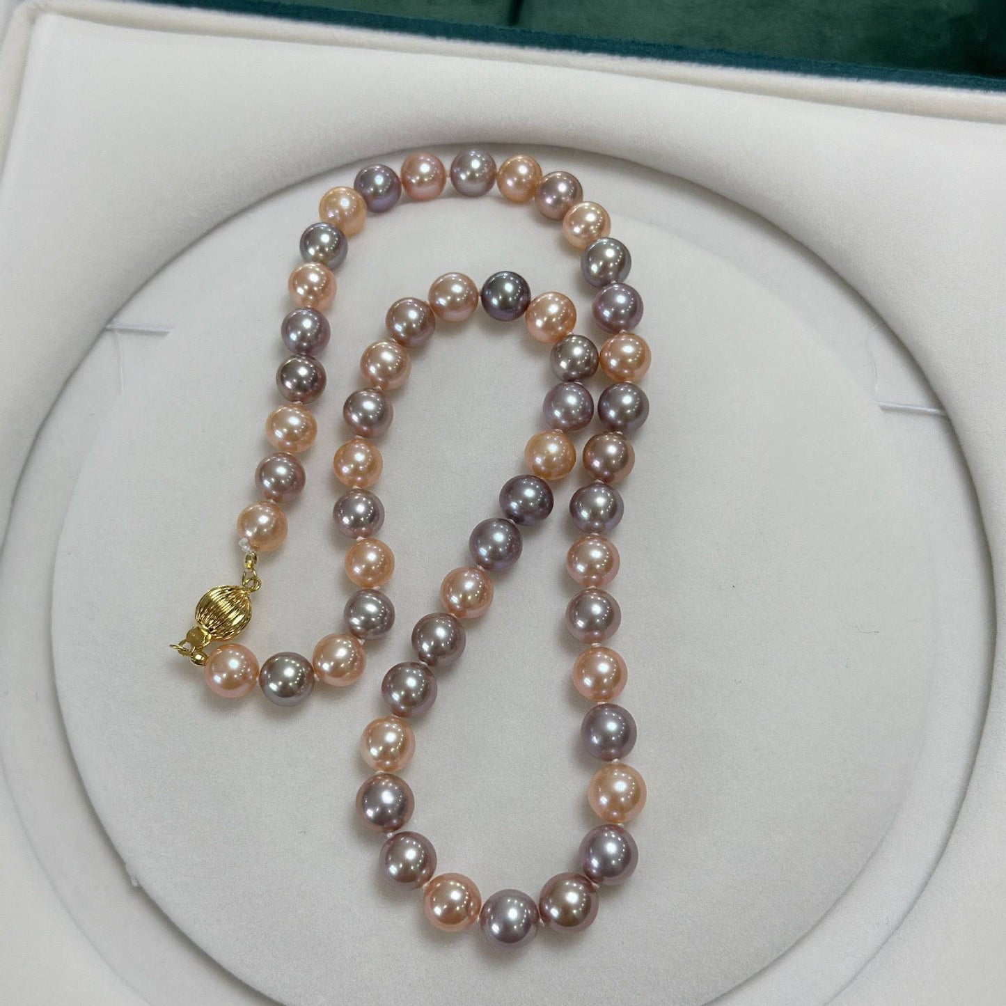 Multicolor Freshwater Pearl Strand Necklace 8-9mm 2