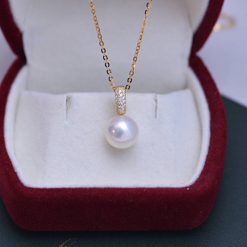 Freshwater Pearl Anouk Style Necklace 9-10mm