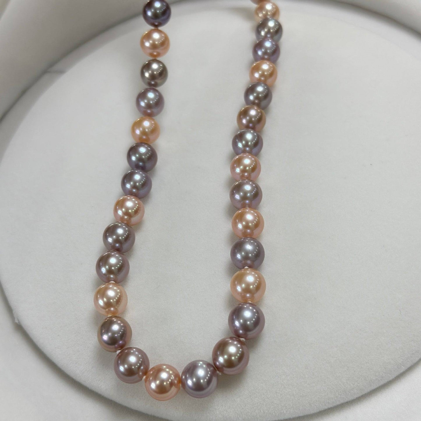 Multicolor Freshwater Pearl Strand Necklace 8-9mm 2