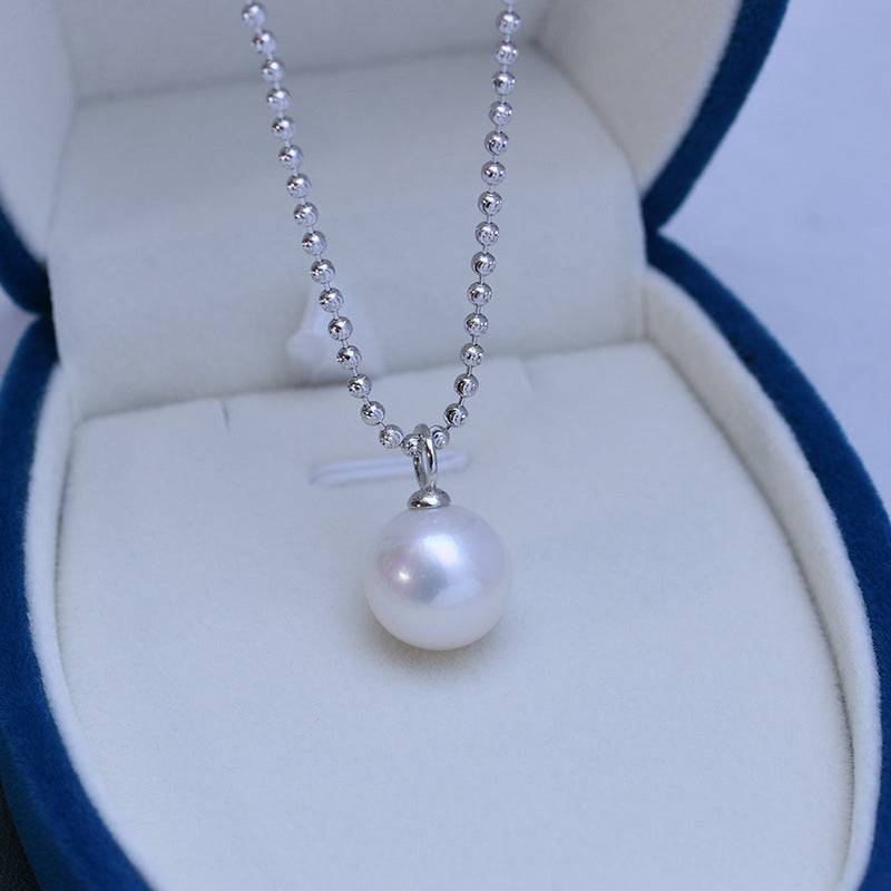 Large Freshwater Pearl Bead Chain Necklace