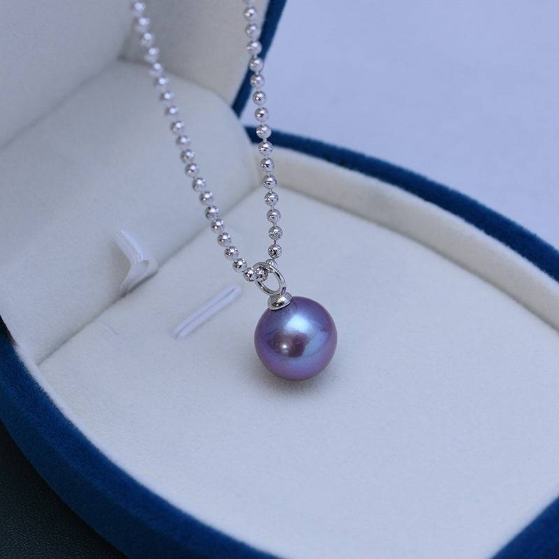 Large Freshwater Pearl Bead Chain Necklace