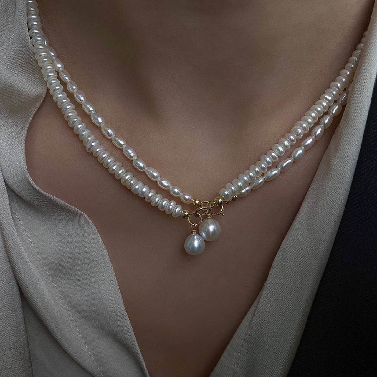 Rice Pearls Necklace Elegant Design for Every Occasion