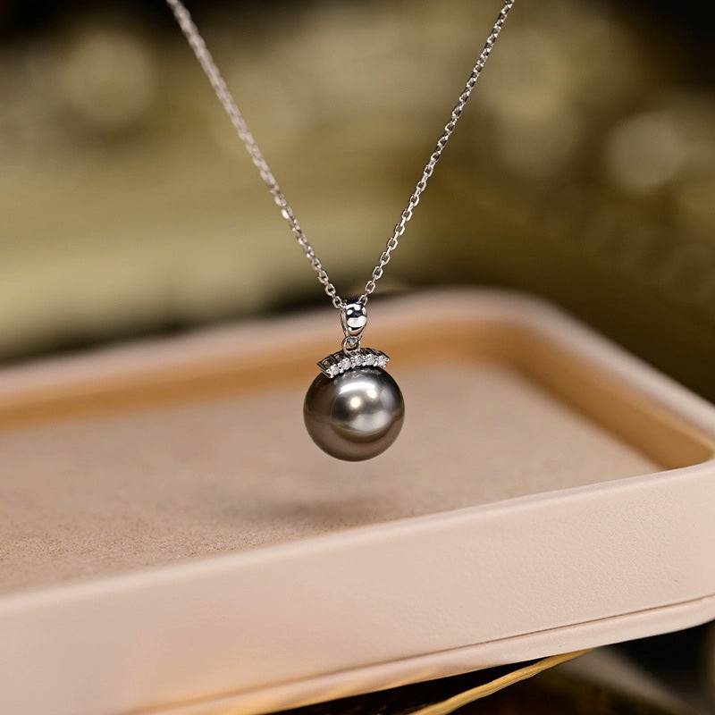 Tahitian Pearl Pendant Necklace 10-12mm