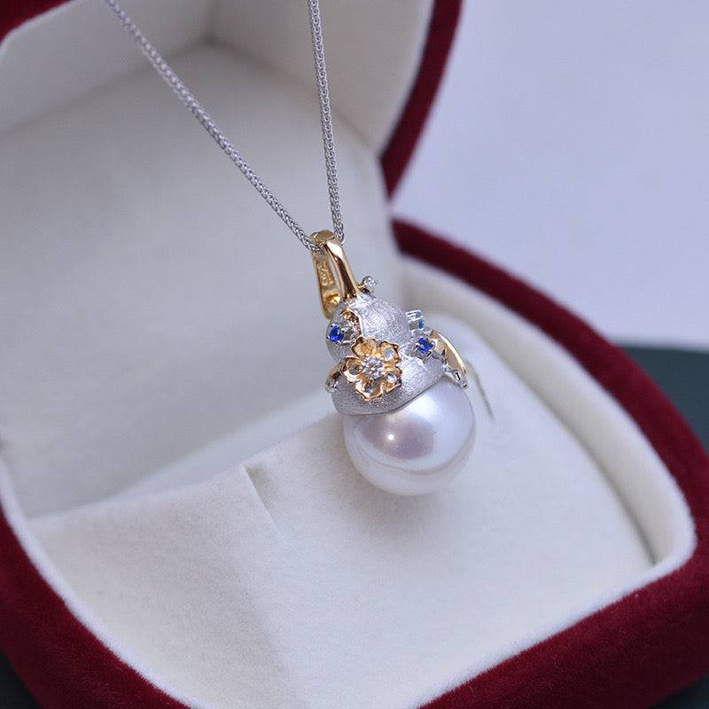 Edison Pearl Necklace with 12-13mm Pearls