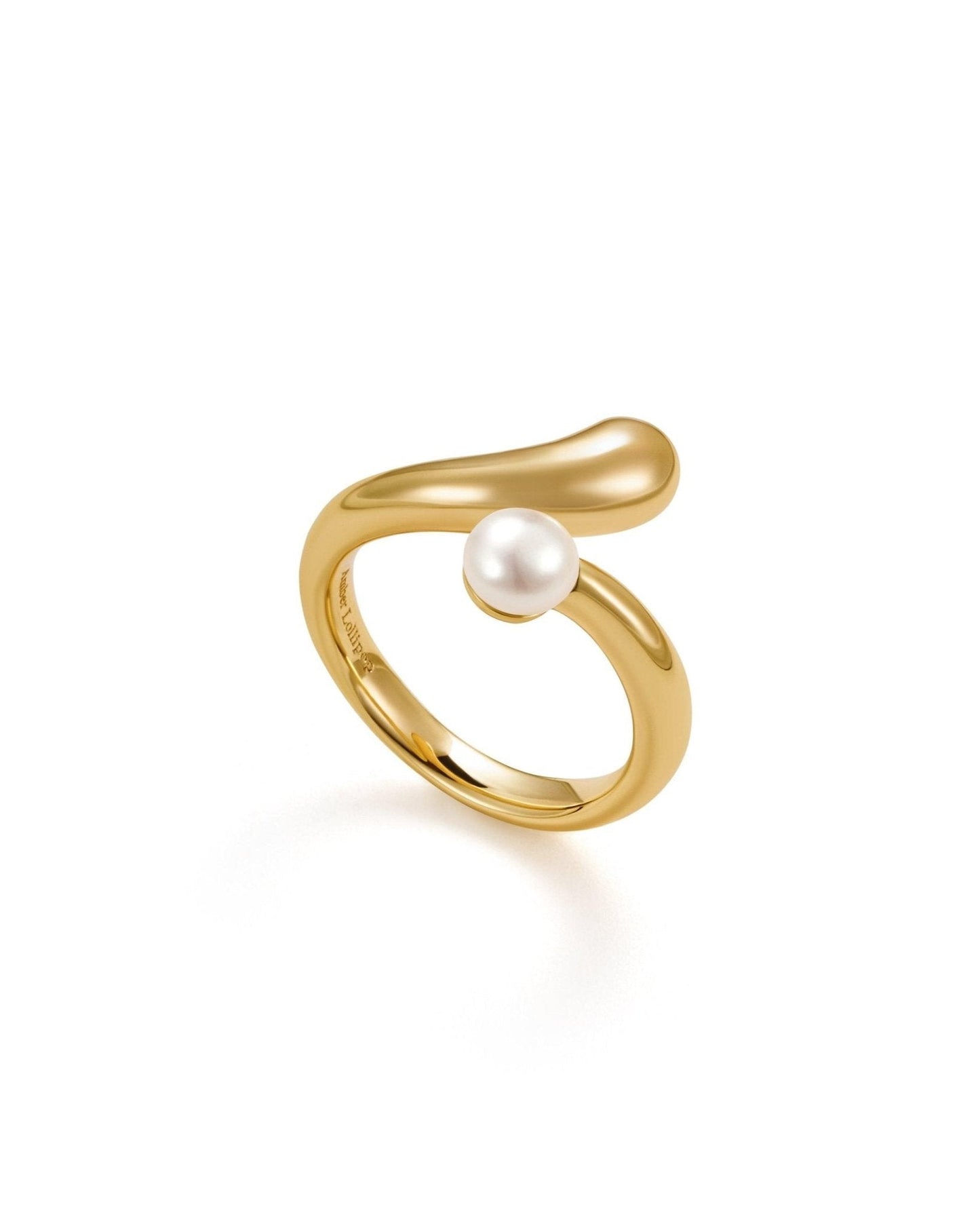 Elegant Pearl Ring in Silver 1