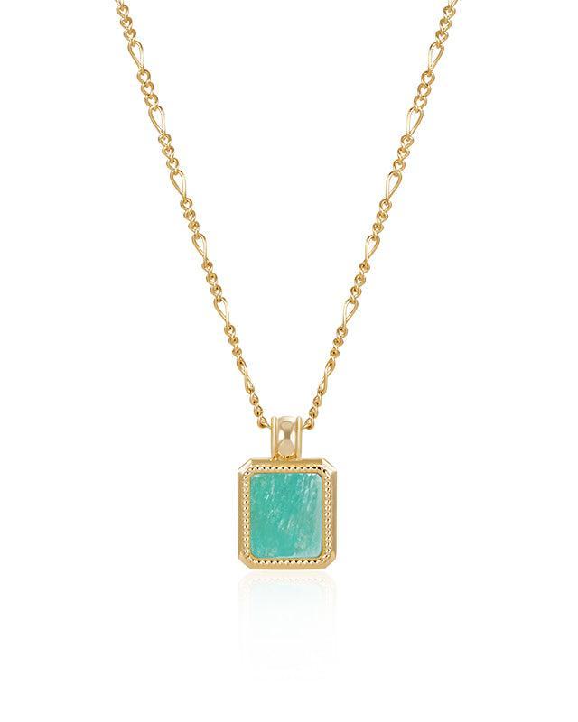 Elegant Oil Frame Pendant Necklace