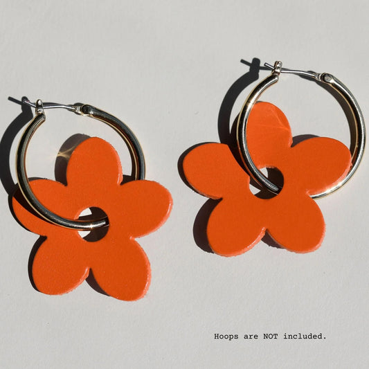 Orange Petal Charms Jewelry for Creative Designs