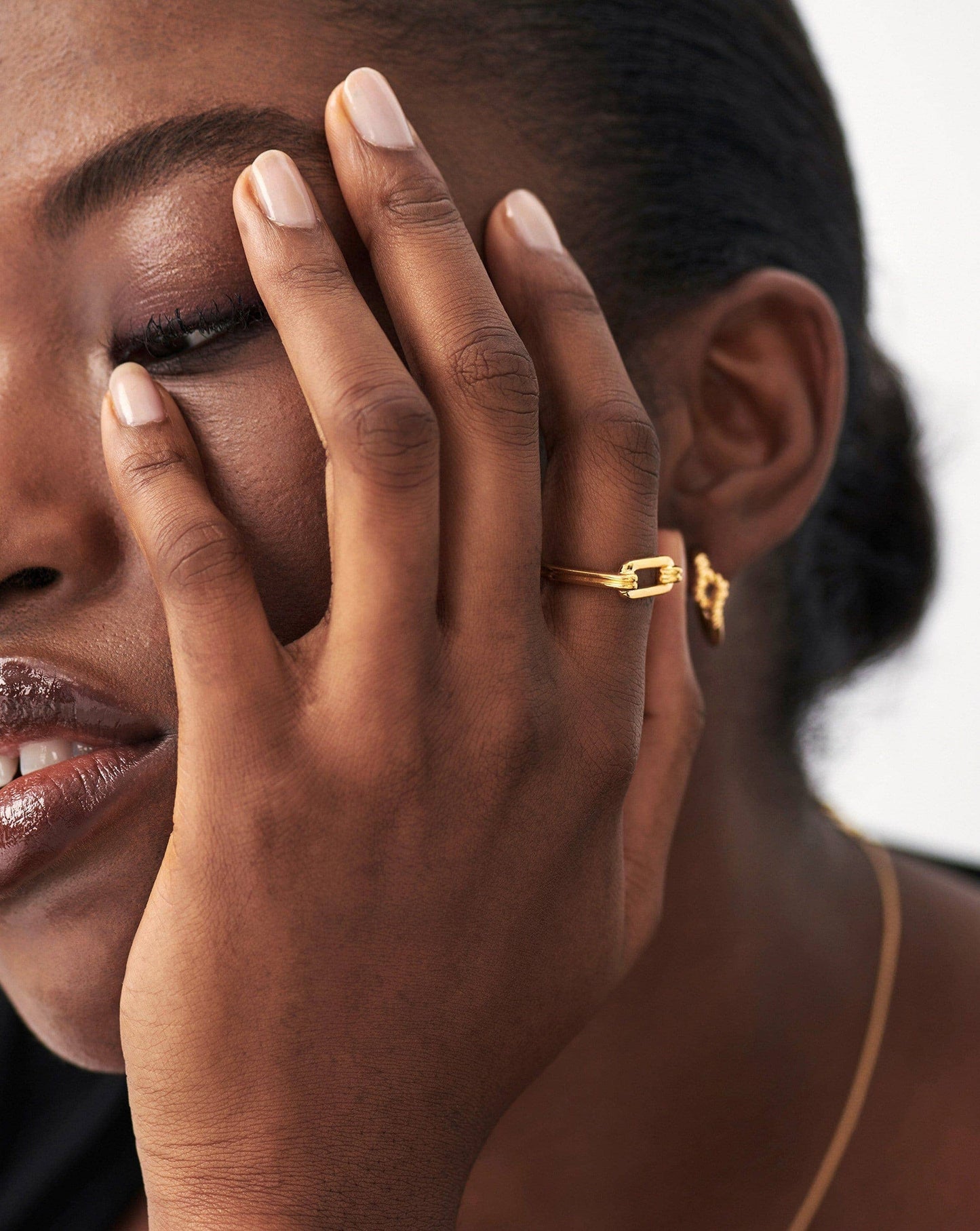 Ovate Ring in 18k Gold Vermeil