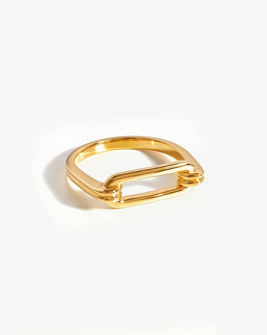 Ovate Ring in 18k Gold Vermeil