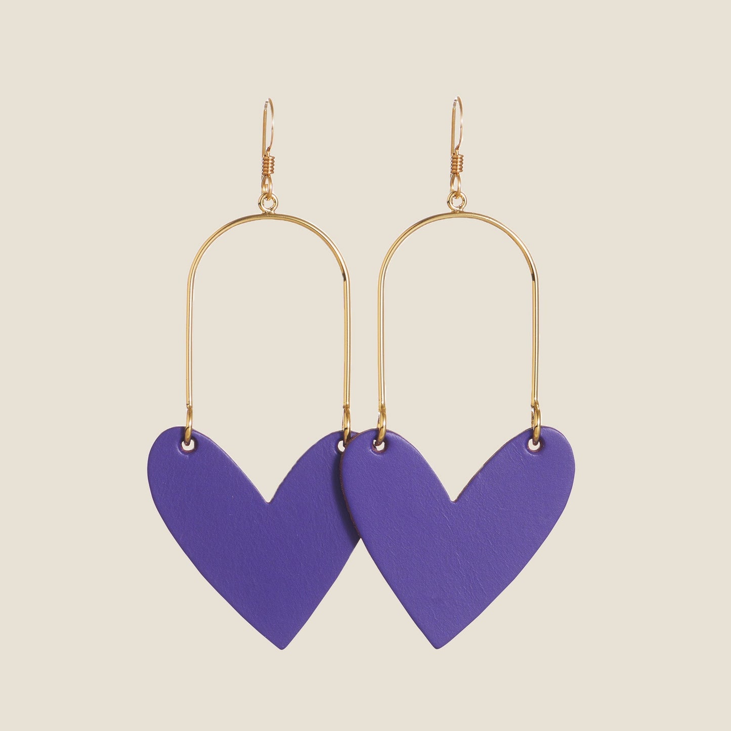 Purple Heart Shaped Jewelry Design