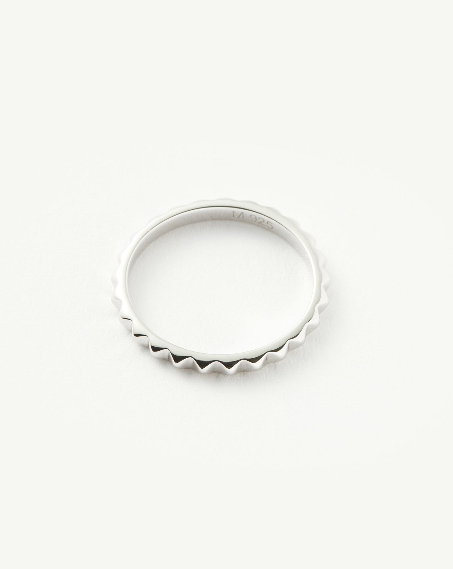 Sterling Silver Pyramid Stacking Ring Design