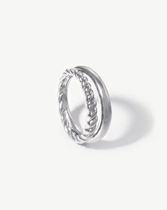 Sterling Silver Radial Design Ring