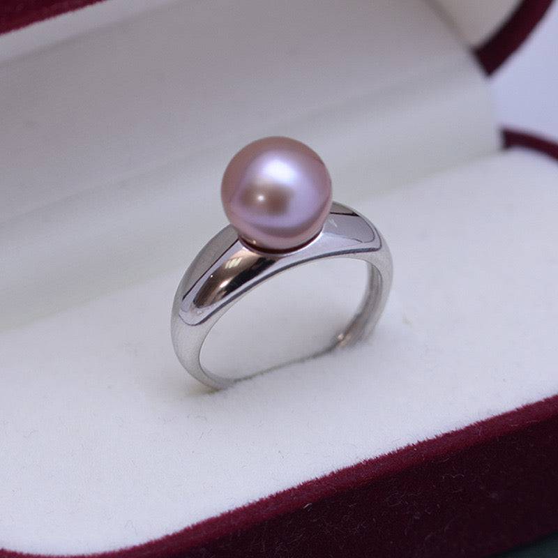 Freshwater Pearl Modern Style Ring 9-10mm