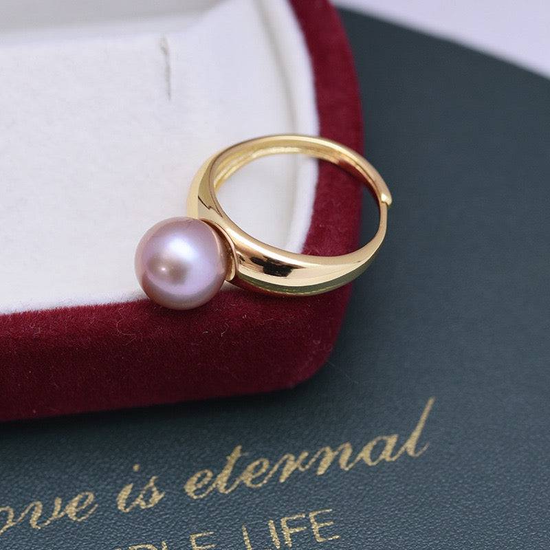 Freshwater Pearl Modern Style Ring 9-10mm