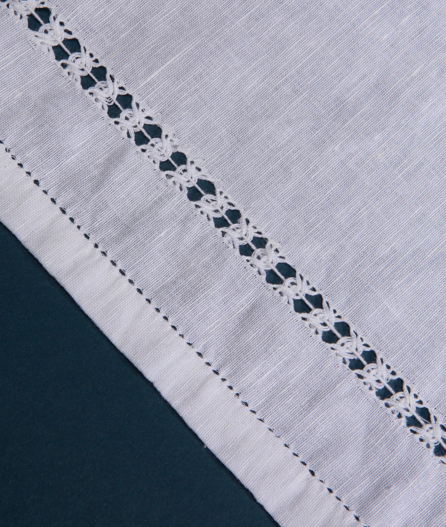 Stylish Á Jour Stitch Table Runner in Fabric