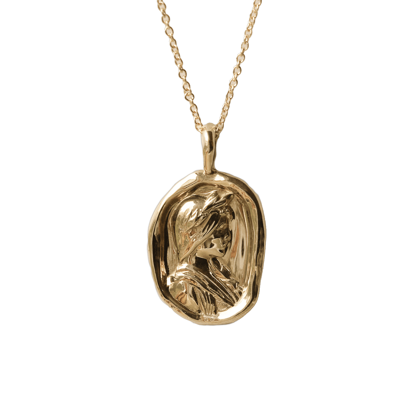 Molten Gold Pendant Jewelry Piece