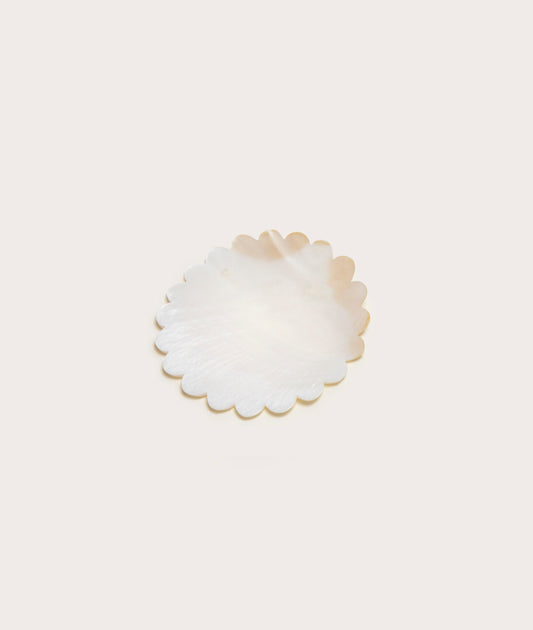 Mother of Pearl Scalloped Dish for Serving