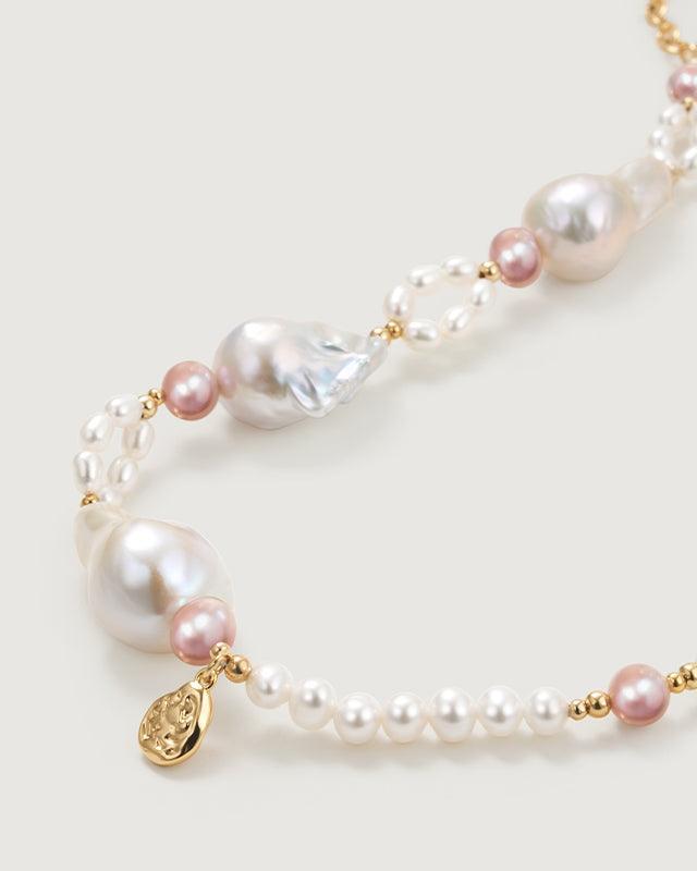 Pearl Necklace Inspired by Sea Garden