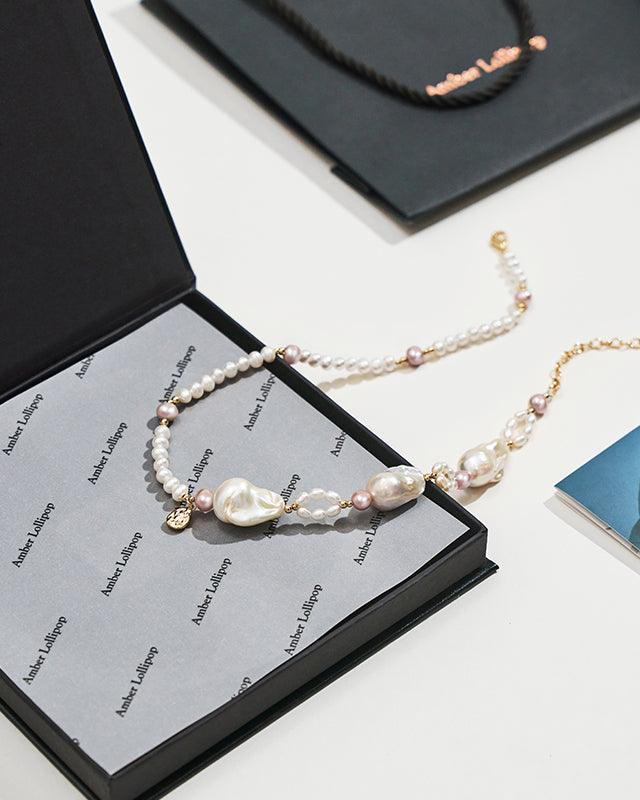 Pearl Necklace Inspired by Sea Garden