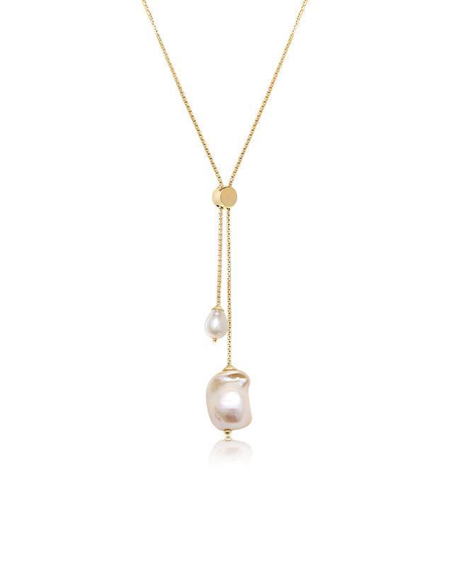 Pearl Necklace Inspired by Sea Reflection