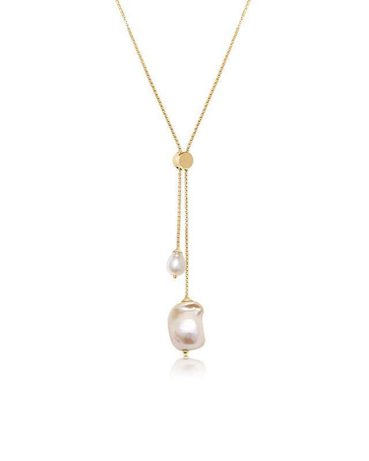 Pearl Necklace Inspired by Sea Reflection