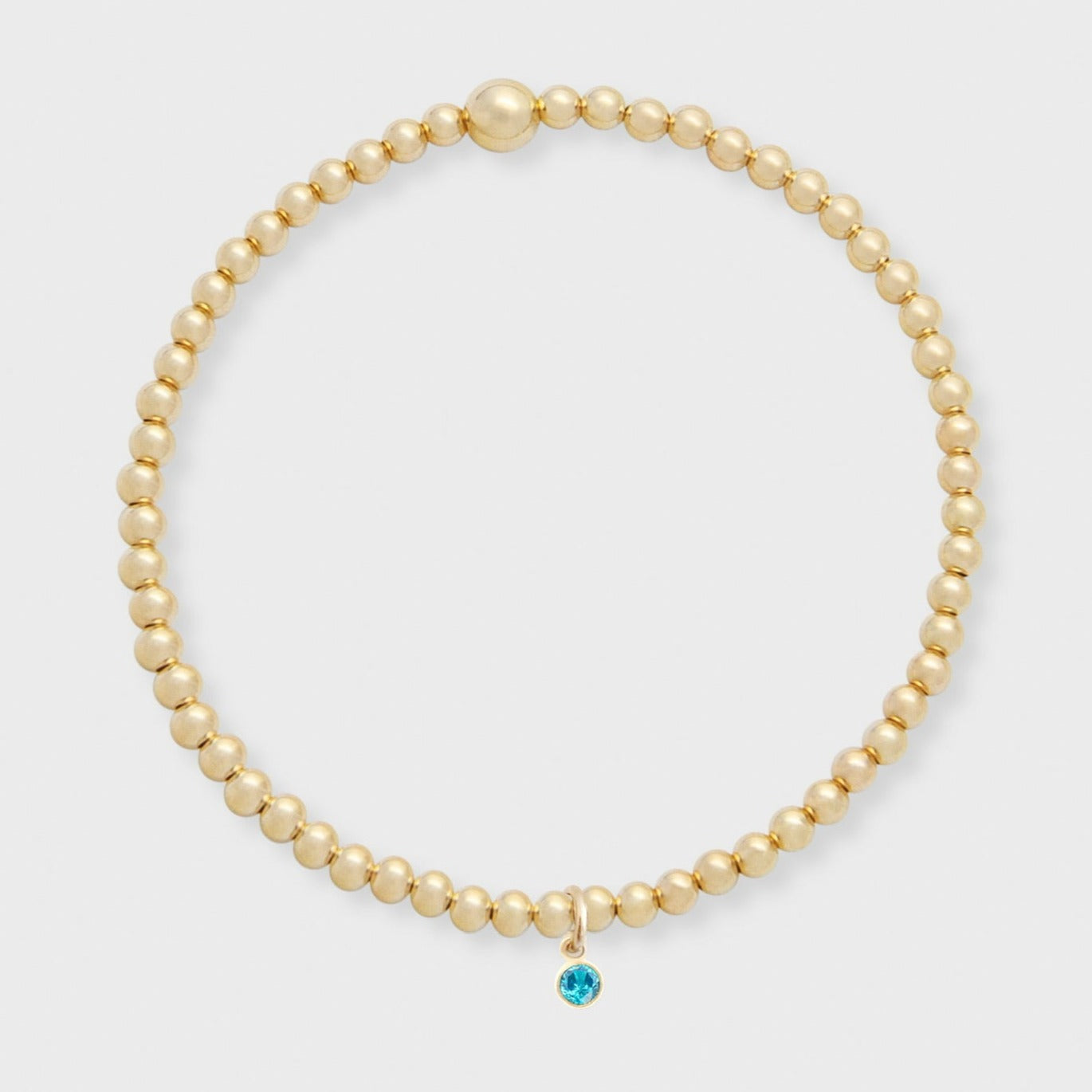 Birthstone Juno Bracelet in Three Millimeter Design