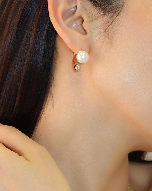 Baroque Pearl Drop Style Earrings