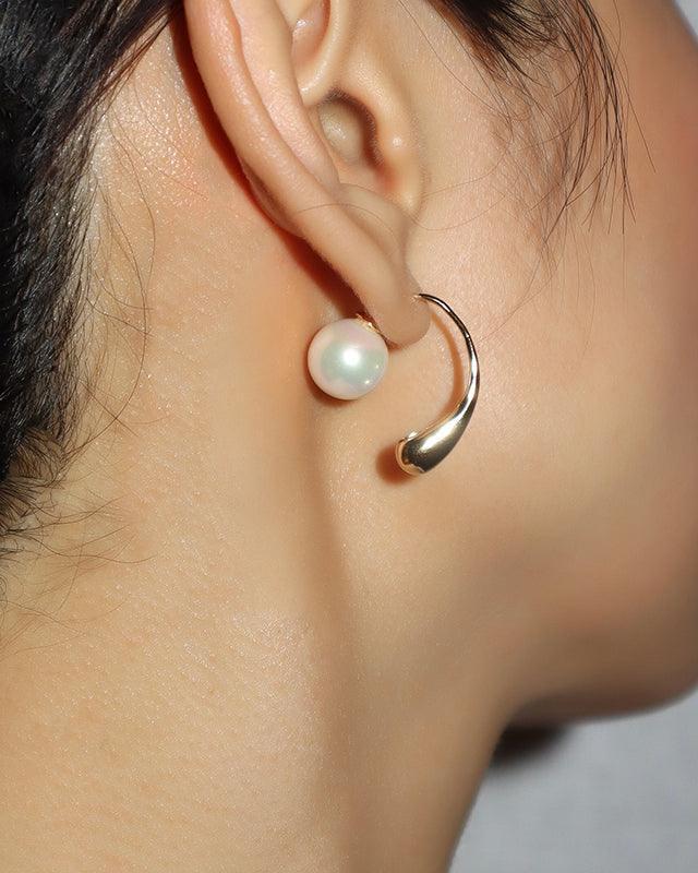 Baroque Pearl Drop Style Earrings