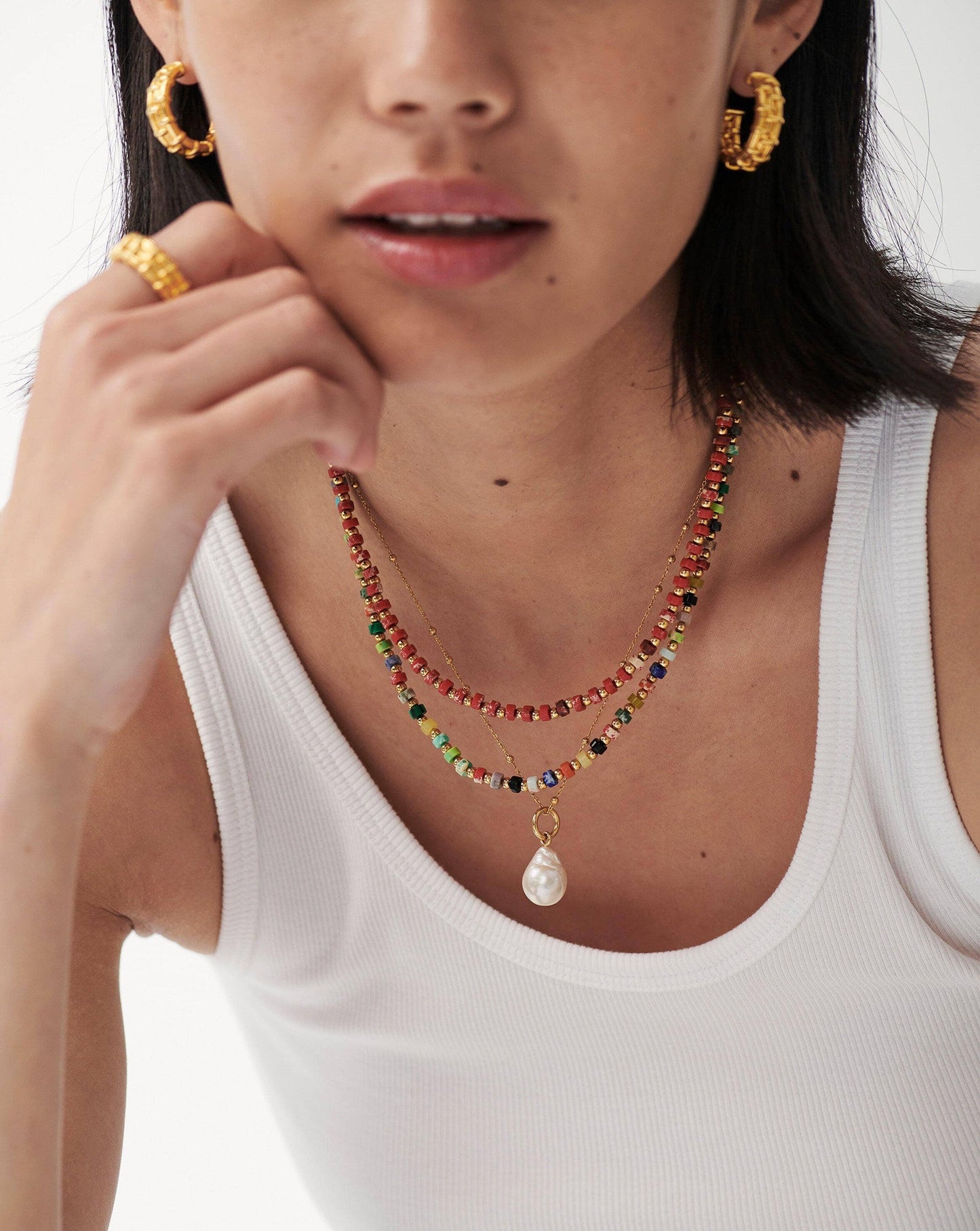 Colorful Beaded Necklace for Everyday Wear 2