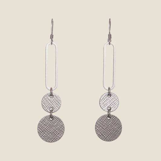 Silver Leaf Earrings in Elegant Design