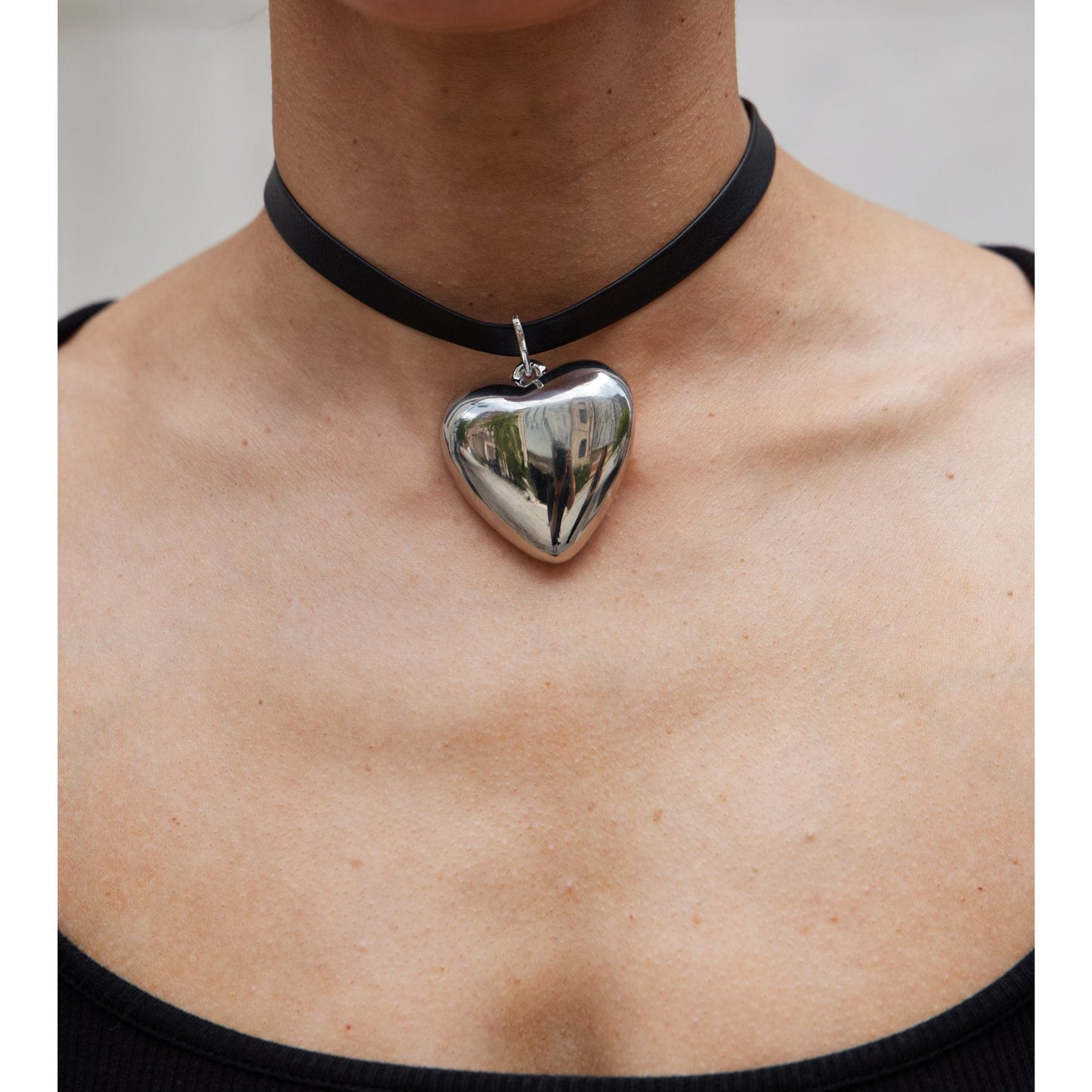 Elegant Silver Romeo Choker Necklace