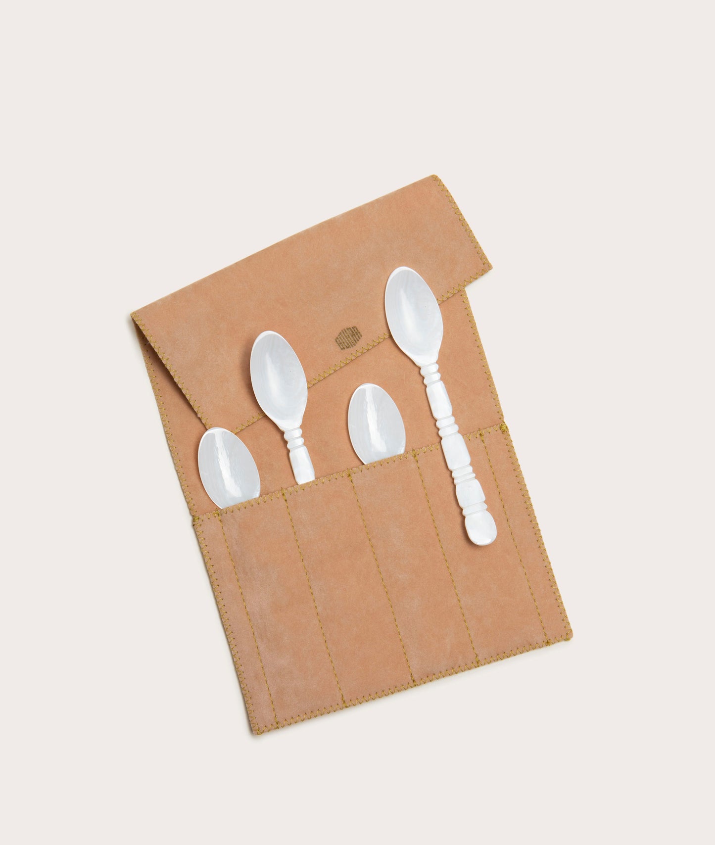 Mother of Pearl Column Spoon Set