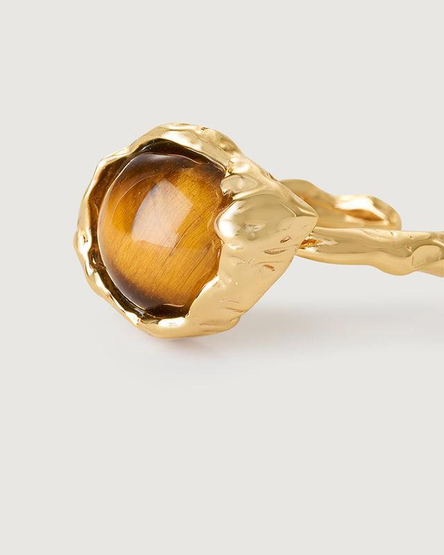 Tigerite Stone Ring for Stylish Wear