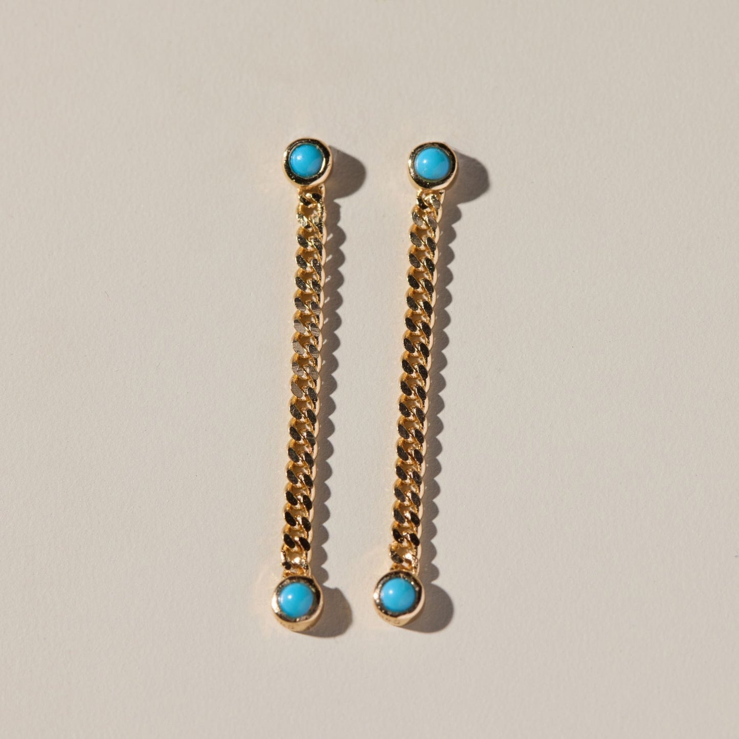 Turquoise Drop Stud Earrings for Everyday Wear