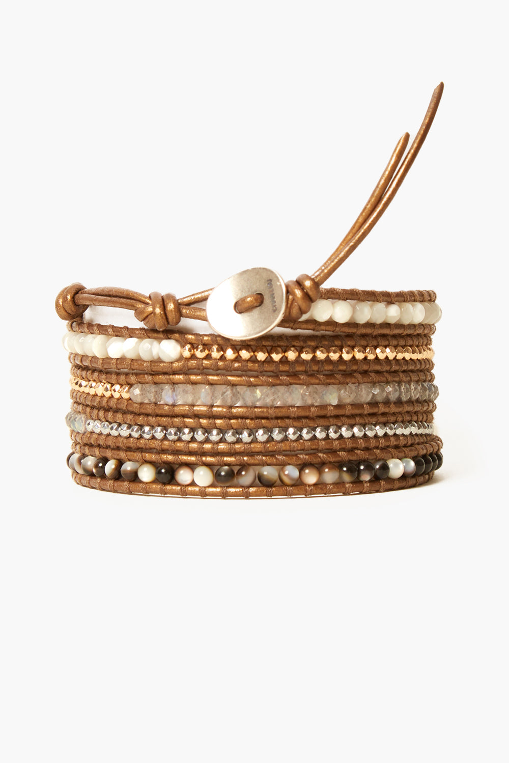 MOP Mix Wrap Bracelet in Stylish Design