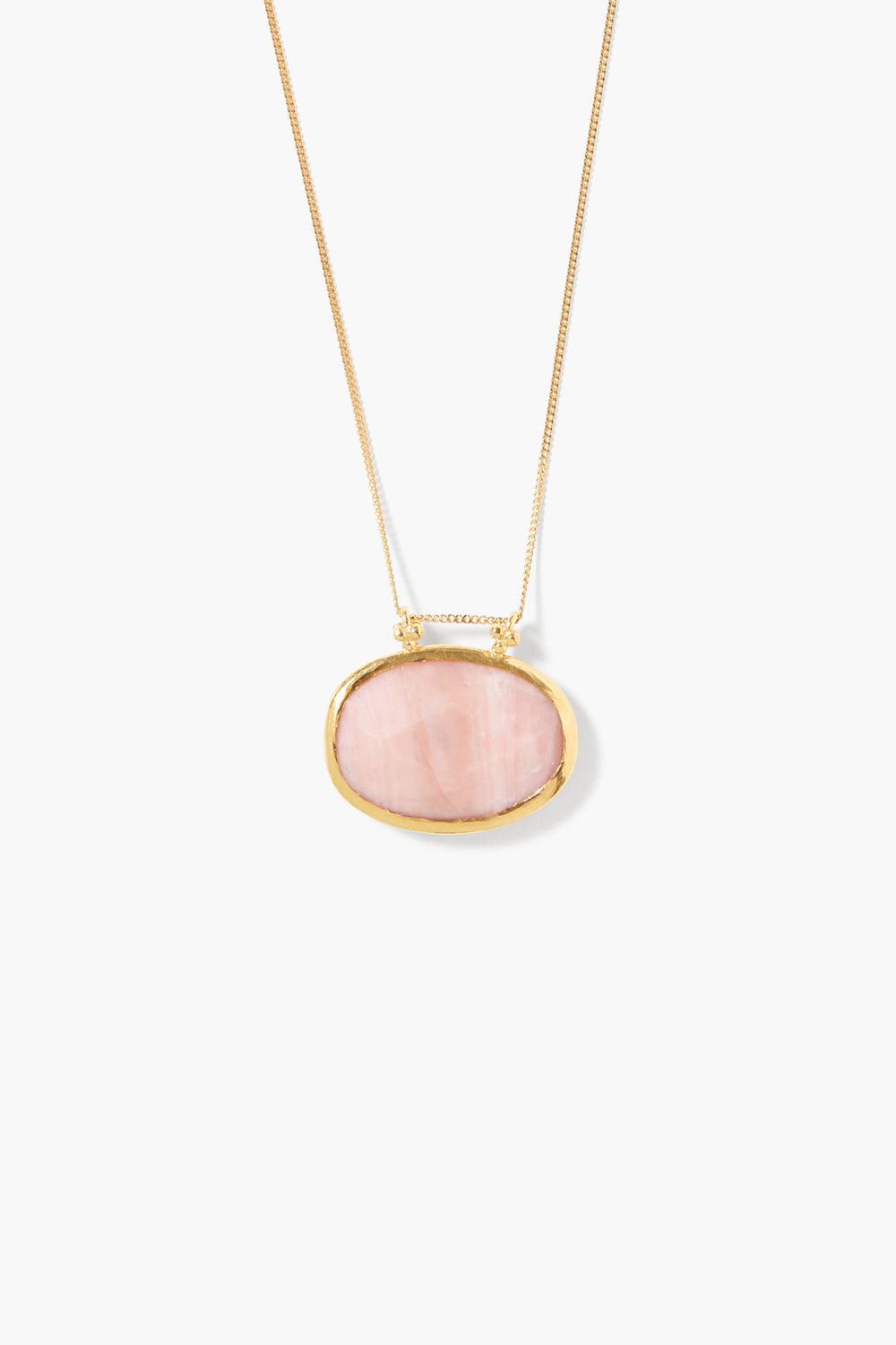 Pink Opal Necklace in Elegant Design