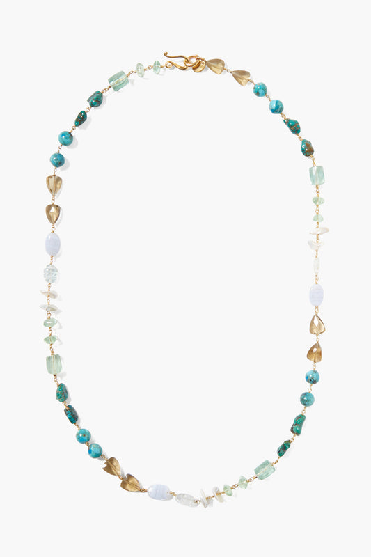 Turquoise Mix Necklace in Elegant Design 1