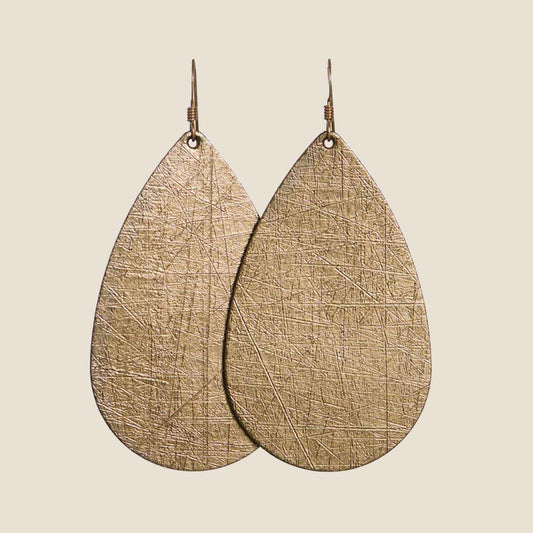 Bronze Vintage Teardrop Earrings