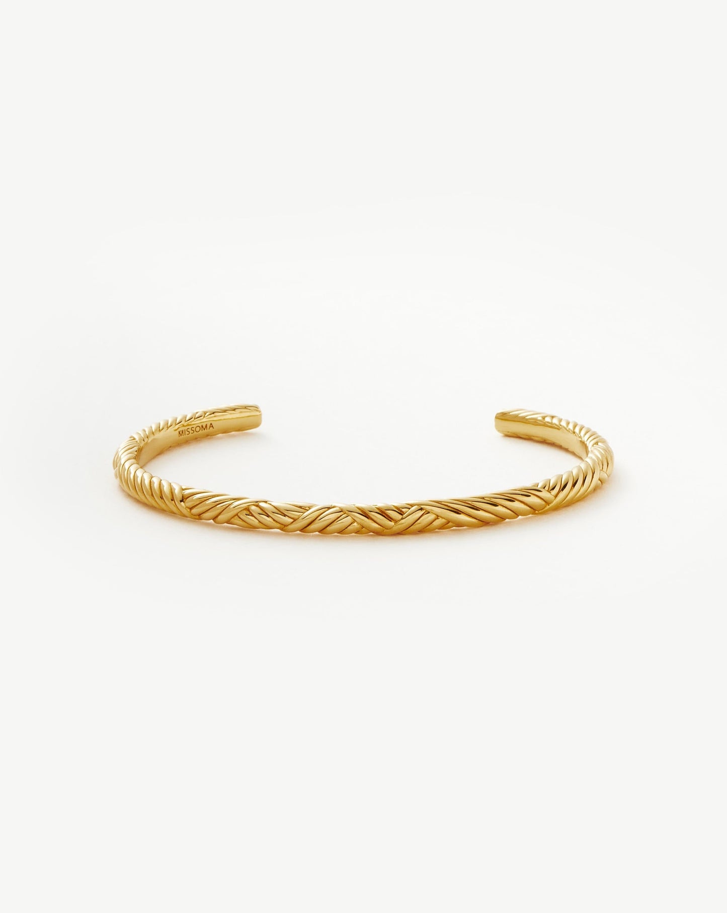 Wavy Ridge Gemelli Cuff Bracelet Design