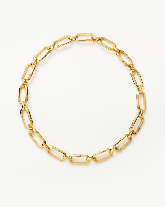 Chunky Chain Necklace in 18k Gold Plated